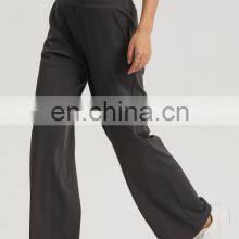 Newest Straight Wide Leg Sports Dance Yoga Pants High Waist Side Pocket Soft Gym Fitness Loose Casual Jogging Outfit For Women thumbnail-4