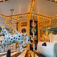 For Kids Pour La Seregraphique Rotating Horse Shopping Mall Upper Drive Carousel Rides thumbnail-4