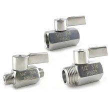 Factory Direct Sale Stainless Steel Female Thread Mini Ball Valve, Double Female Thread Mini Small Ball Valve, Micro Manual Female Thread Ball Valve (1/2 Inch) thumbnail-4