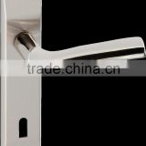 85mm zinc alloy door hardware handle with plate 740 224