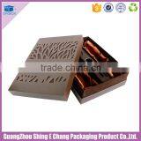 Customized Wholesale Elegant Hand Made Unfinished Wooden Wine Box thumbnail-3