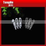 High Quality White R Shaped Plastic Shirt Clips thumbnail-4