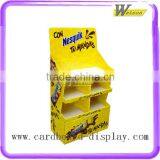 Supermarket Promotion Cardboard Floor Christmas Gift Display Stand thumbnail-6