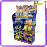Corrugated Cardboard Display Shelf for Snack