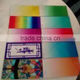 2016 New Prefab Shower Enclosures Ocean Sunrise 3D Digital Printing Glass Frameless and Accessories Available Villa Shower Room thumbnail-5