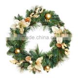 Christmas Wreath/garland decoratioln with flower