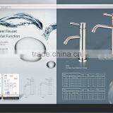 Lead Free Safety Faucet in Solid Stainless Steel Kitchen Sink Faucet thumbnail-2