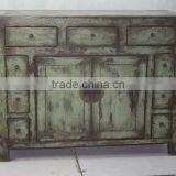 Living Room Solid Wood File Cabinet Chinese Reclaimed Wood Cabinet thumbnail-1