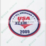 China Gold Supplier, custom woven patches/badges for clothes