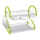 Reasonable Price Two Tier Metal Wire Dish Drying Rack thumbnail-1