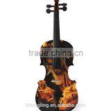 Christmas Theme Art Violin Style Ornament thumbnail-3