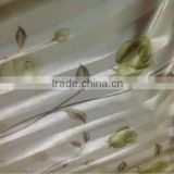 100%polyester flower cheap thin Curtain CL-001