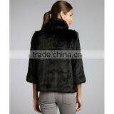 2013 New Rabbit Fur Jacket thumbnail-2
