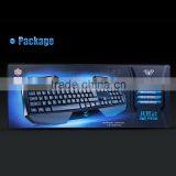 2015 New LED Illuminated Ergonomic Gaming Keyboard USB Multimedia Backlight Backlit Ultra-thin Keyboard thumbnail-6