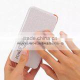 Design Your Logo Cheap Price Power Bank 4000mah With Buld in Cable