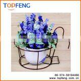 Iron Garden Wall Flower Pot Plant Holder Rack Plant Shelves Stand Plant Display Shelf thumbnail-1