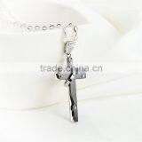 DAIHE Stainless Steel Christian Cross Simple Gold Pendant Design thumbnail-2