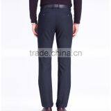 Navy Color Cotton Polyester Spandex Casual Pants Stretch Twill Mens Pants With Jet Pockets thumbnail-2