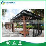 2015 New Product Customized Size Plastic Wood Pergola