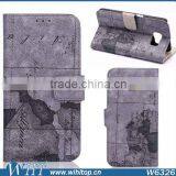 Hot New Products Flip Leather Phone Case With Card Holder for Galaxy S6 thumbnail-3