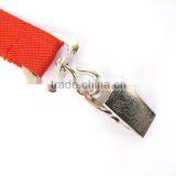 Woven Printed Single Custom Lanyard Badge Reel Holder Neck Strap Lanyards thumbnail-2