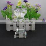 Factory Directly Sale Fashion Design European Style 130mm Clearly Color Crystal Candleholder Crystal Wedding Gift thumbnail-1