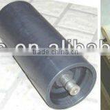 The parts of coal mine conveyor system hdpe yellow conveyor roller 108x525