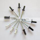 Black color aluminum pop rivet