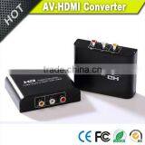 New product for 2016 Metal box AV to HDMI converter with audio output