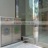 Hotel Lobby Stainless Steel Table Outdoor Iron Trash Can Holder thumbnail-3