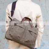 Waterproof Waxed Canvas Bag Waxed Canvas Briefcase thumbnail-4