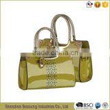 High Quality Patent PU Handbag With Long Shoulder Strap thumbnail-5