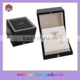 Luxury Lacquered Wooden Gift Perfume Box/ Black Small Perfume Bottle Box