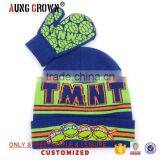 Jacquard Logo Winter 100 Acrylic Beanie Crochet Hats Pattern thumbnail-4