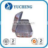 Double Metal Pencil Case/ Metal Tin Stationery Case With Hinged Lid thumbnail-2