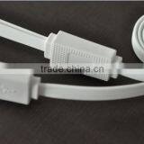 Hot Sale High Speed 2 in 1 Flat Noodle USB Date Cable For IOS 8 Pin & Android thumbnail-2