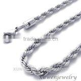 Bulk Sale Rope Stainless Steel Wholesale Neck Chains