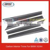For BMW X Series Cabon Fiber Interior Trims X3 X4 Interior Dash Kit thumbnail-3