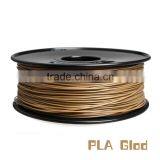 for Large 3d Printer Used Pla Filament 5kg/roll Wholesale Price Good Quality Pla Plastic 3D Printer Golden Color