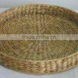 Round Basket Made by Water Hyacinth thumbnail-1