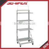 Powder Coating Silver Moving Shelves Used to Market thumbnail-3