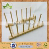 Wooden dish holder wooden plate dish drainer