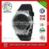 Custom Logo Printed Retro Watch, Silicone Strap Retro Watch R0663 thumbnail-6