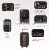 15inch Professional Powered Amplified Speakers System With Bluetooth thumbnail-3