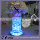 3AA battery operated 4inch round multicolor LED light base