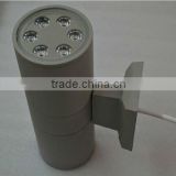 SILVER GREY 2014 new IP65 12w led outdoor spotlight surface mounted wall light
