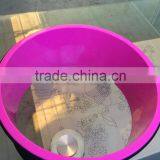 Yoga Wheel TPE Foam Roller Tube Wheel Pilates Yoga Physio Gym Back Massage for Waist Shape & Bodybuilding thumbnail-4