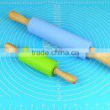 2015 High Quality FDA&LFGB Certificate Silicone Rolling Pin thumbnail-3
