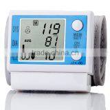 Blood Pressure Monitor Nonvoice Digital Fully Automatic Electronic Wrist Monitors