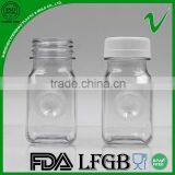 PET Square Empty Juice Packaging Wholesale 100ml PET Bottle With Food Grade thumbnail-1